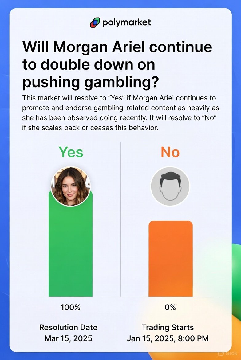 iFightForKids's tweet image. Wow guys! Polymarket has CRAZY odds for these &quot;based&quot; influencers to do shameless shilling! 

Use the promo code &quot;subversivekike&quot; to place your first bet free 🤑$💰