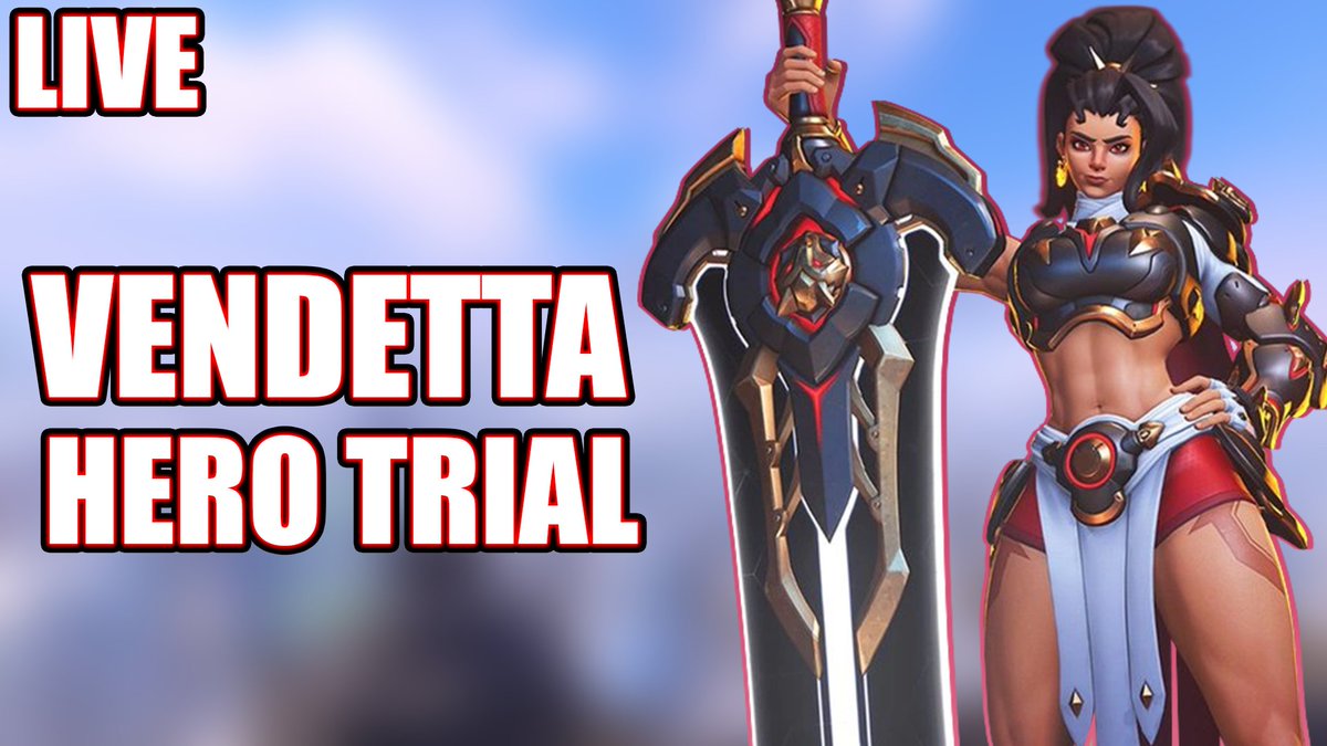 LIVE with LA LUPA, VENDETTA! 

Learning the kit, experimenting in QP &amp; discussing the hero! : youtu.be/NwcfY423i94