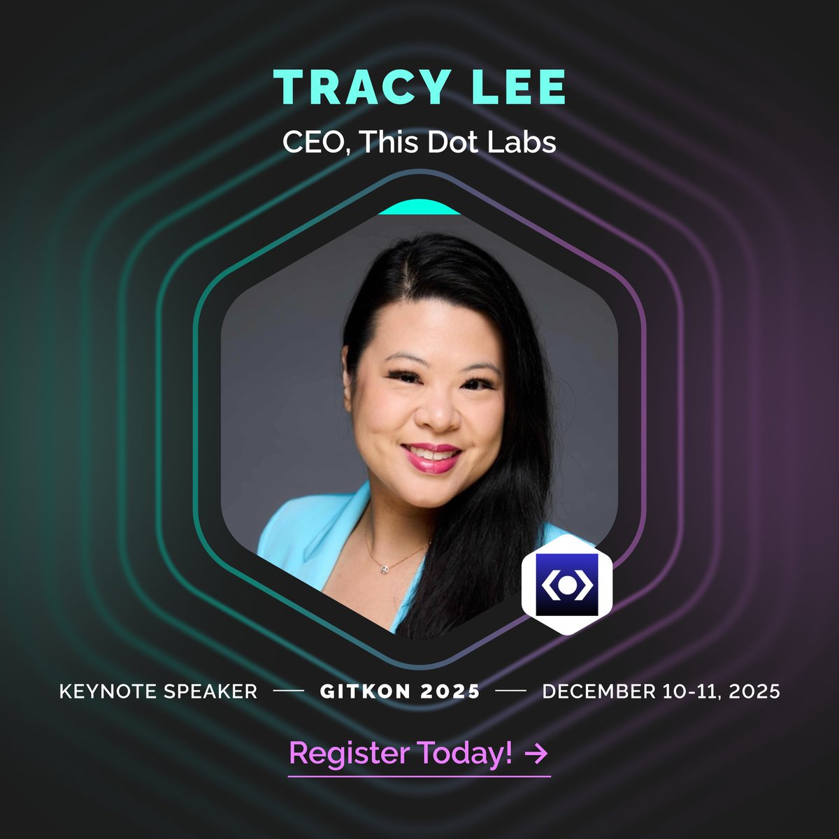 ladyleet's tweet image. GitKon is coming up fast. Don&apos;t miss it!

#GitKon2025 from @GitKraken is live Dec 10–11, totally free and fully virtual!

I’ll be giving a keynote and would love to see you there. 

Grab your FREE ticket below.