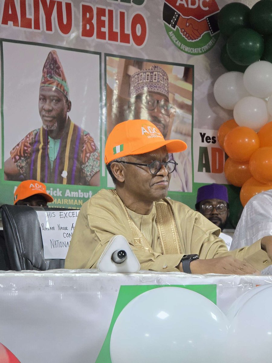 NuhuSada0's tweet photo. This is to inform every one that HE, Mal Nasiru Ahmed @elrufai Jagoran sabuwar tafiya will officially collect the ADC membership card tomorrow at his Ward by 4:pm. Kindly endeavour to be present https://t.co/6hOwkfbA3P