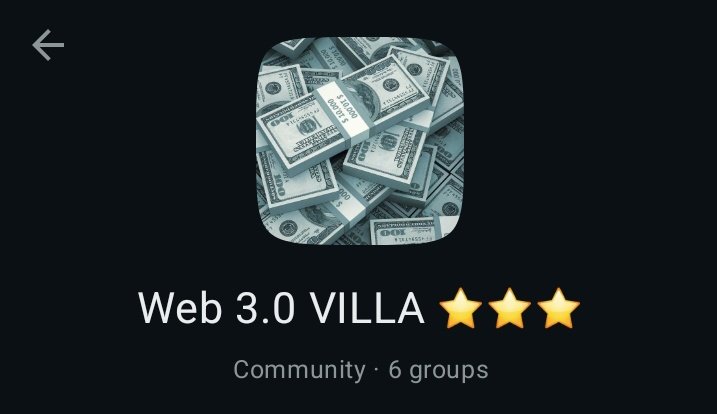 EMMYDEFI7's tweet image. Members of Web3.0 Villa community 

Mark your attendance here ✅
