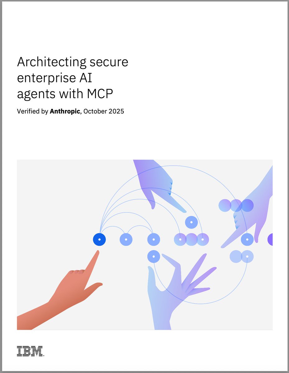zahidsharp's tweet image. Architecting secure enterprise AI agents with MCP

MCP is becoming the standard way to connect AI agents to tools, APIs, and internal systems — but it’s also becoming a high-value attack surface.

Recent incidents show why:

- A malicious MCP server on npm quietly exfiltrated…