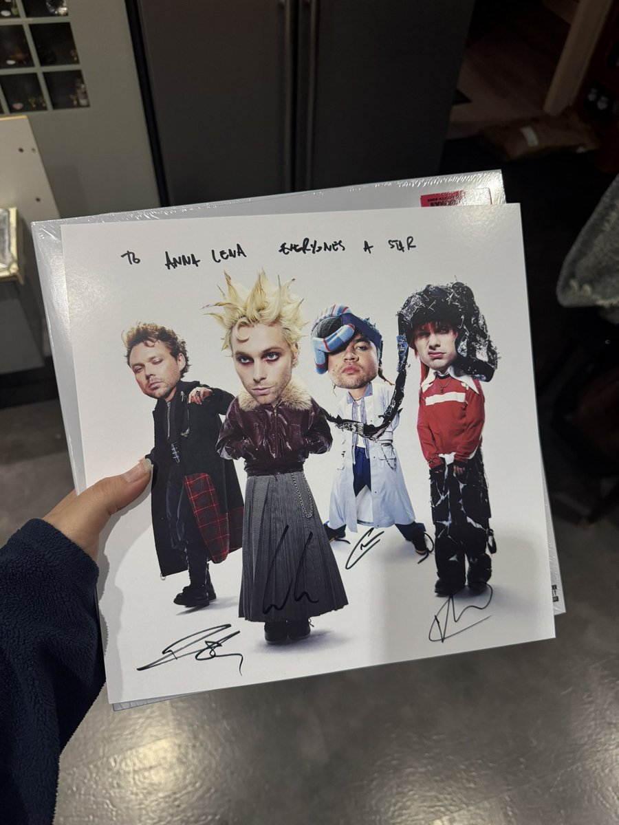 im so in love with my personally signed 5sos print😭😭 <a href="/5SOS/">5 Seconds of Summer</a> <a href="/Luke5SOS/">Luke Hemmings</a> <a href="/Ashton5SOS/">Ashton Irwin</a> <a href="/Calum5SOS/">Calum Hood</a> <a href="/Michael5SOS/">michael clifford</a>