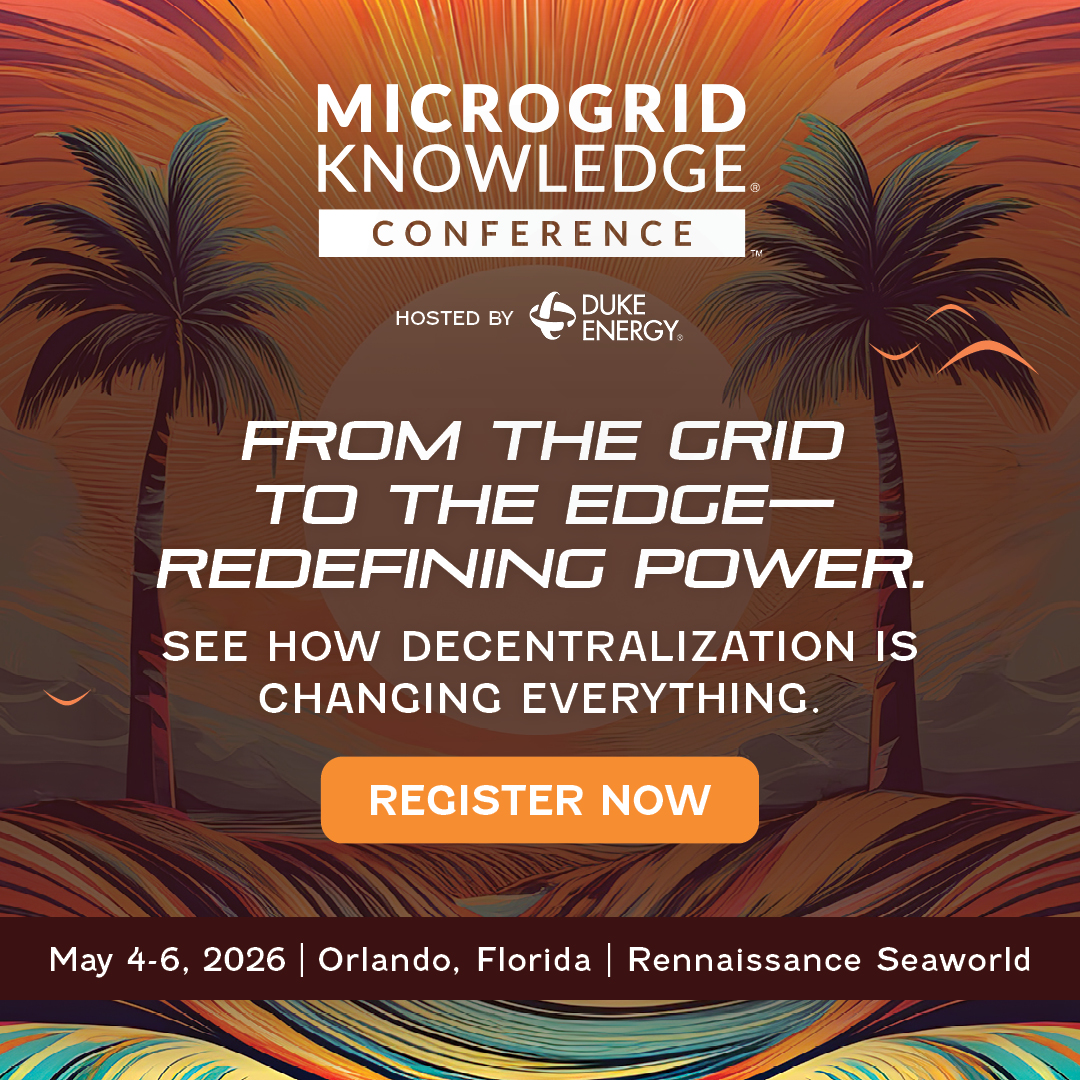 MicrogridNews's tweet image. The grid is evolving—and so is the conversation.
⚡ Join us at #MicrogridKnowledge2026 to explore how decentralization is transforming energy.

📍 May 4–6 | Orlando, FL
💸 Save $200—register by Jan 30!
🔗 bit.ly/3LOiqEs

#DER #GridModernization #CleanEnergy