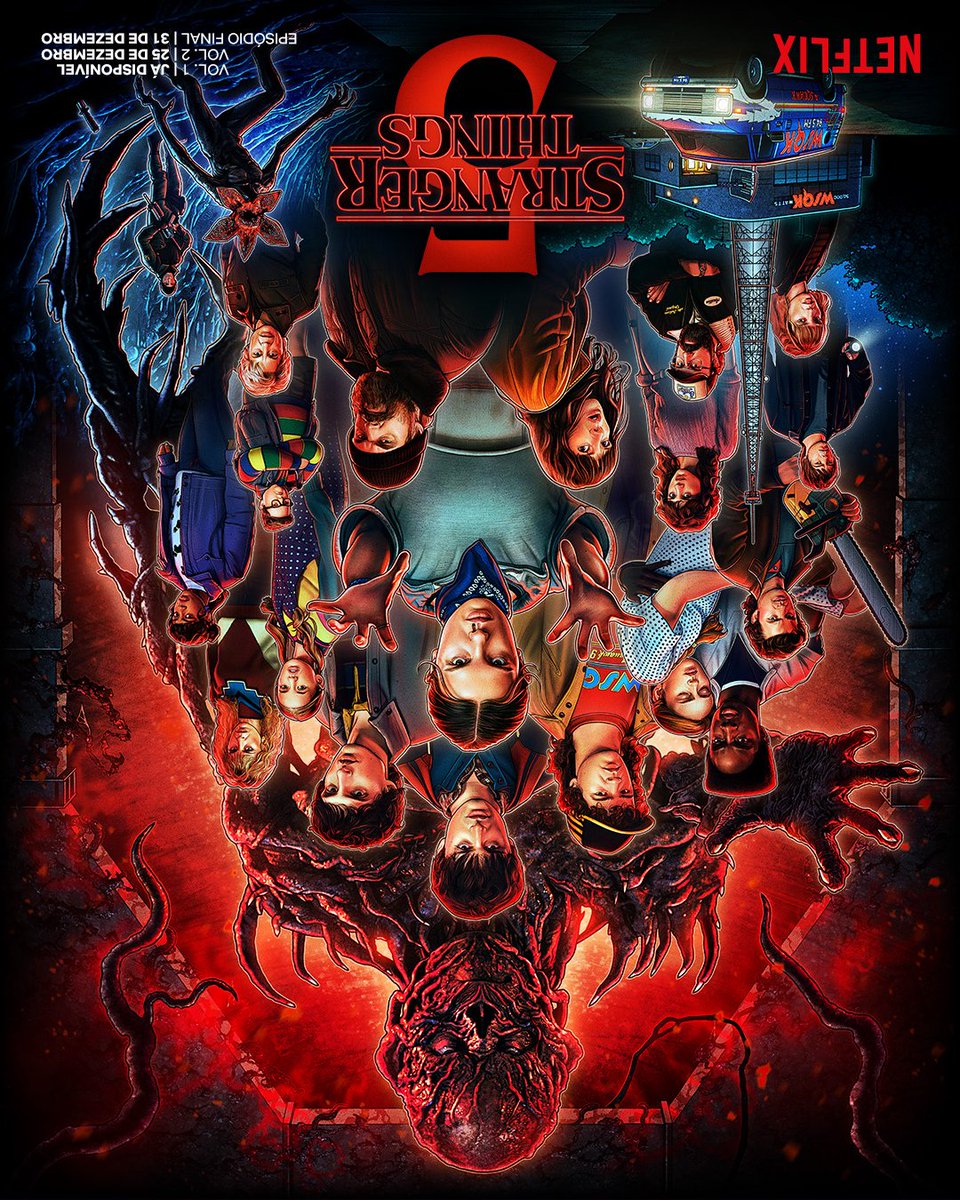 NetflixBrasil's tweet image. STRANGER THINGS 5 - VOLUME 1 JÁ ESTÁ DISPONÍVEL.