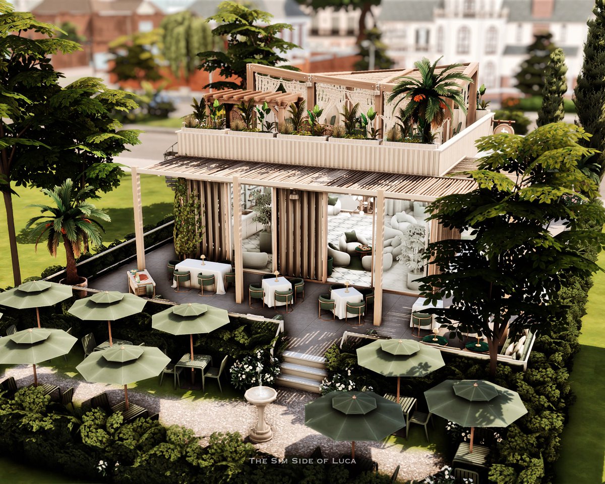 The back area 🍀
#Sims4