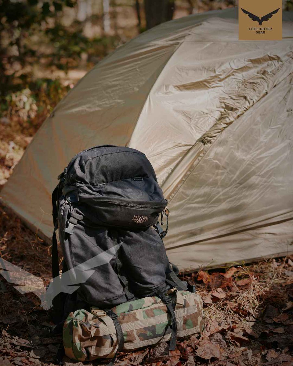 Lite_Fighter's tweet image. Double trouble for Mother Nature! 💪🌧️ Pair our tan rainfly with the Woodland Tuff Sack for the ultimate outdoor setup. Weather-ready and organized - that&apos;s the LiteFighter way. Because when you&apos;re prepared, nothing can stop you. #LiteFighterGear #LFG #ReadyForAnything #TuffSack