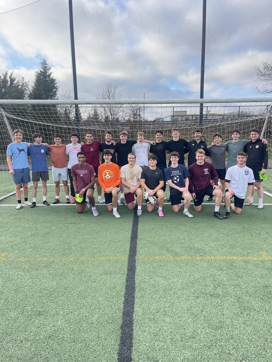 Great to see a lot of alumni for a pre Thanksgiving pickup game. Ton of talent out here and even better group of guys. Seven alumni in this group who are playing or played college soccer. <a href="/TVLSportsMa/">TVL Sports Updates</a>
