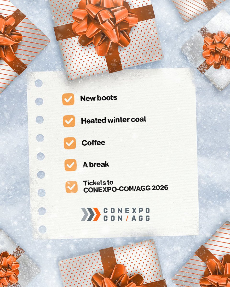 conexpoconagg's tweet image. 🎁 Stuck on what to get that someone special? Give the gift that will keep on giving for years to come - the gift of growth. New skills, smarter ways to work, and next-level equipment, all in one place.
Learn more: bit.ly/3HfHgeG