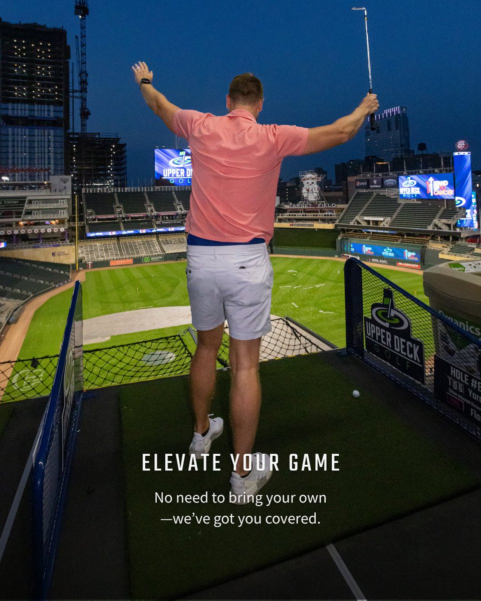 upperdeckgolf's tweet image. They say it’s just for fun…

But when the clubs are real, and the targets are waiting. It hits different.

🏌️‍♂️ Bring your A-game or just your best attitude.

No need to pack your bag. We’ve got PXG clubs ready for every swing.

This is upper deck golf, reimagined.
Big venue. Real…