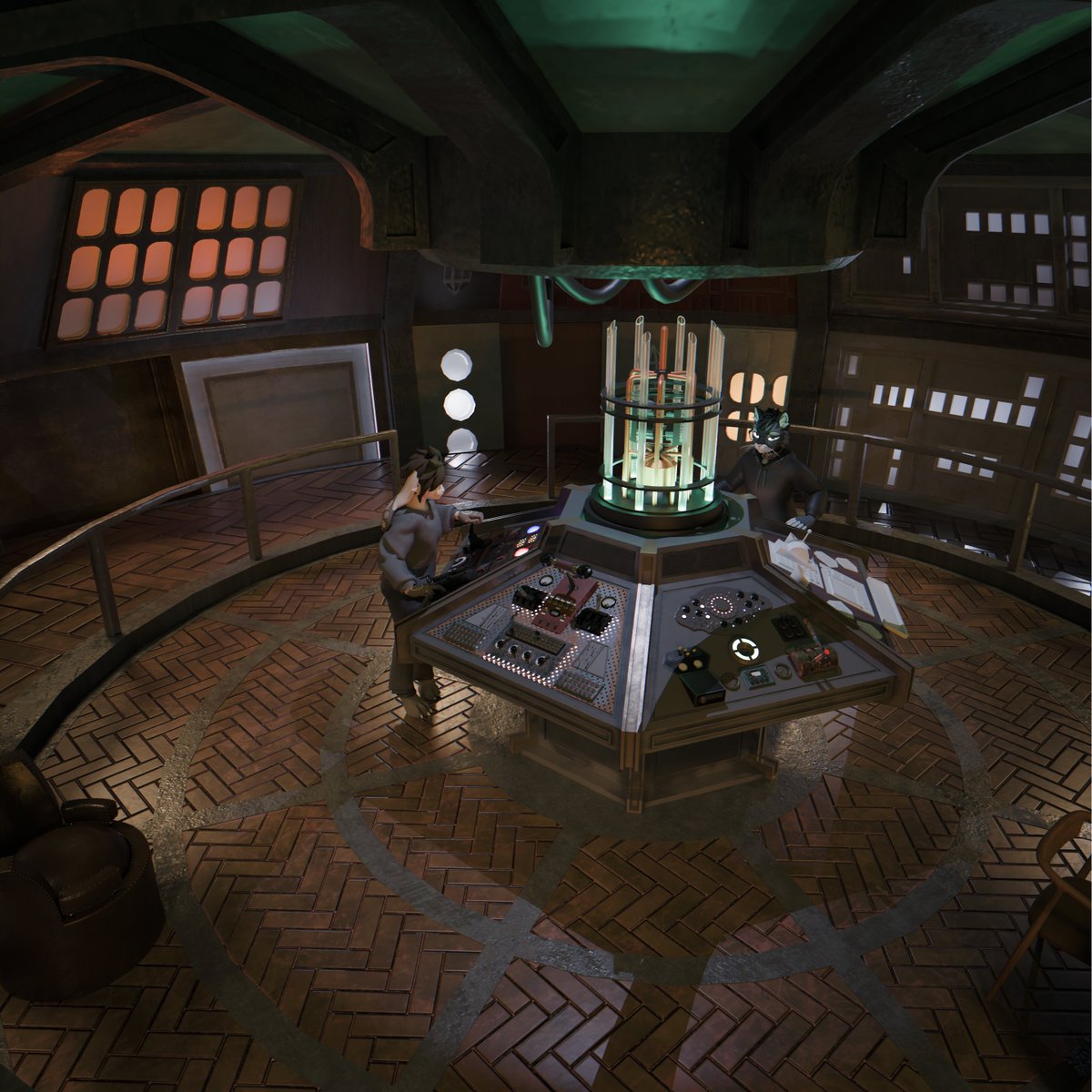 dalekray_'s tweet image. some renders of my custom console room 

#tardis #blenderrender #DoctorWho #doctorwhofanart #b3d #art #render