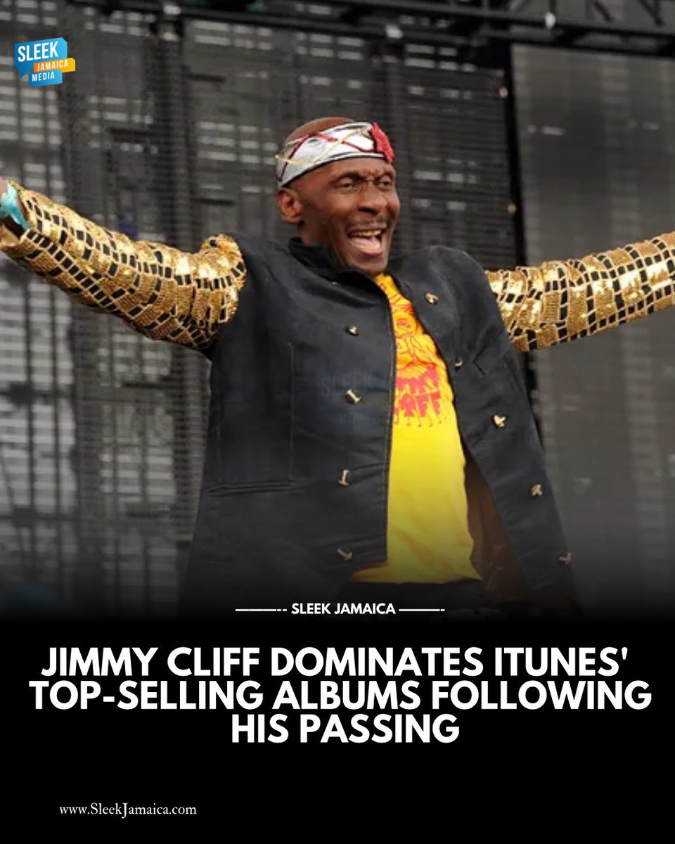 Sleekjamaica's tweet image. As the world continues to mourn the passing of Legendary Reggae star Jimmy Cliff, his music has become among the most dominant content on iTunes, claiming six of the top 10 spots on top-selling albums in Reggae

sleekjamaica.com/jimmy-cliff-do…