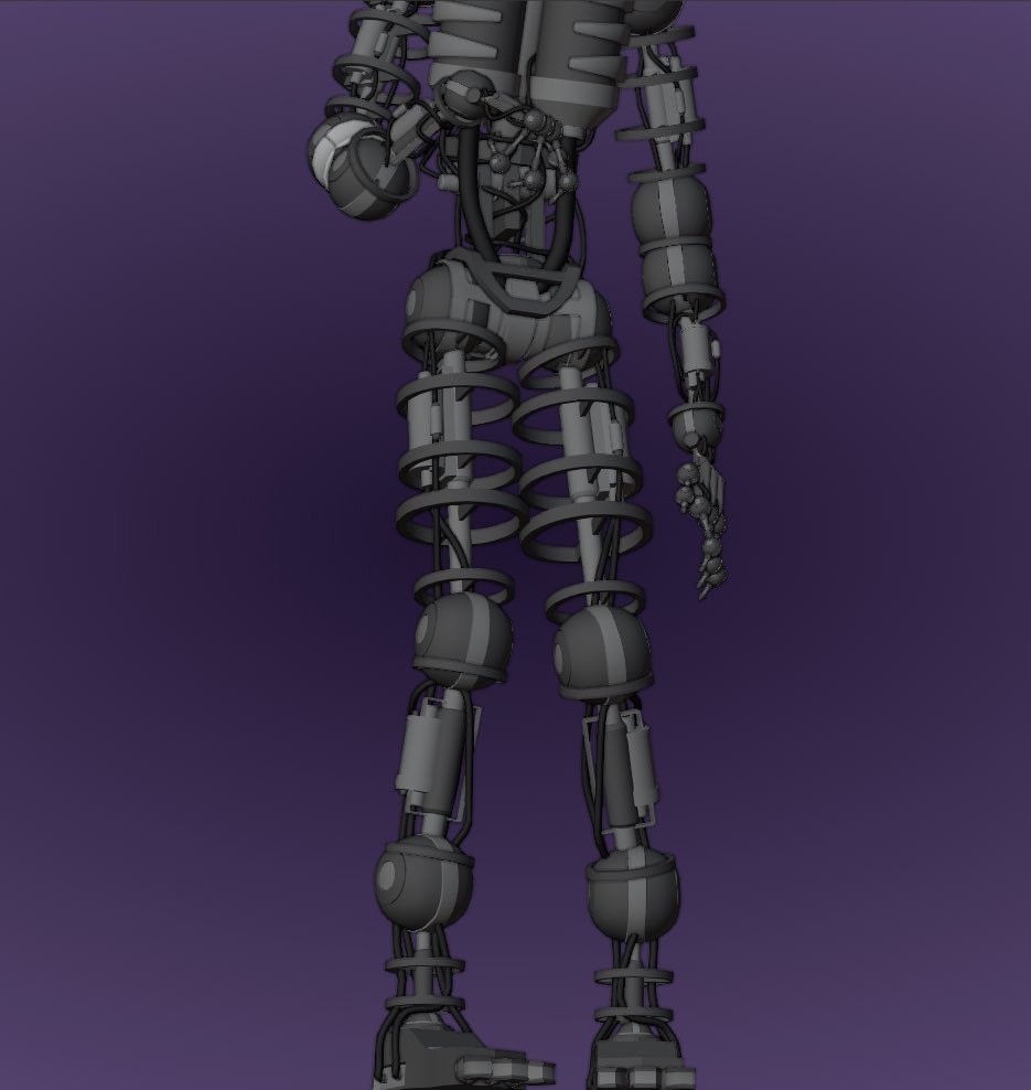 3d_m00n's tweet image. Toy Foxy 

#fnaf #b3d