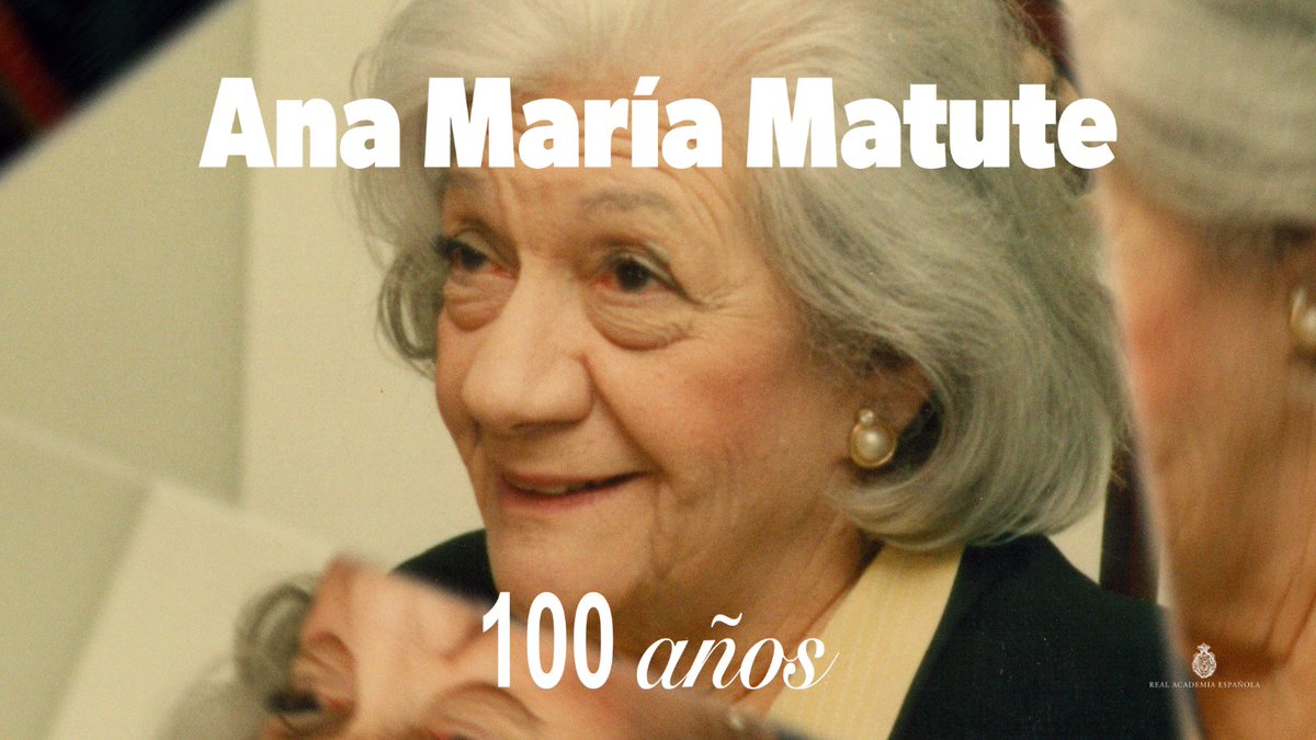 Ana María Matute ocupó la letra «K» de la Real Academia Española. El próximo lunes la institución recuerda a la escritora en el año del centenario de su nacimiento con un acto coordinado por la académica Soledad Puértolas.

Asista al encuentro: ow.ly/jmei50Xy9wl.