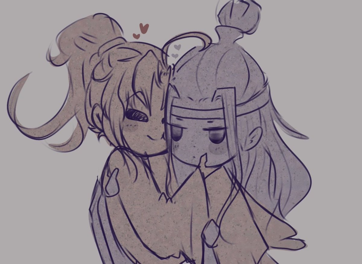 My waifu got me in to some danmeis >_> <3  
Here's two bbs x9<3 

#danmei #Modaozushi #MDZS #WangXian