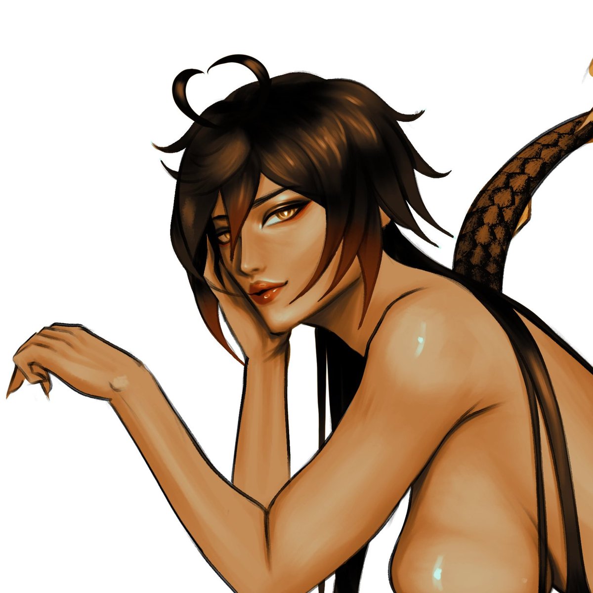 My first Zhongli almost two years ago vs. my most recent ... I'm ctfu