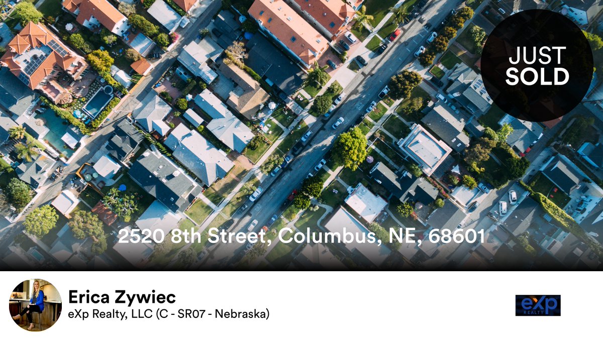 📍 2520 8th Street, Columbus, NE, 68601

My latest sale on RateMyAgent.
NE 20210577
rma.reviews/d26mkcsbqcgn

...
#ratemyagent #realestate