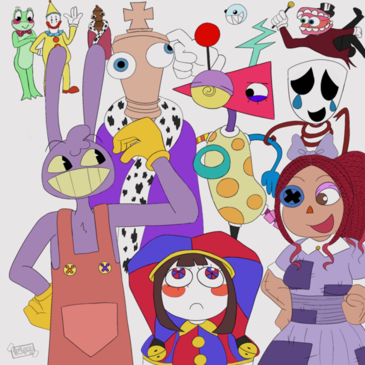 notentireIyreal's tweet image. the circus is digital but guess what.. it’s amazing too ; #tadc