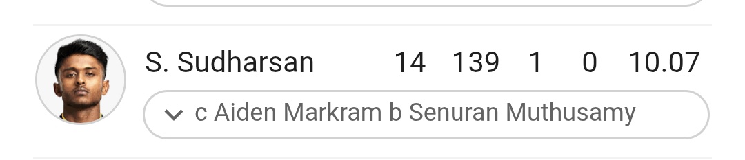 #INDvsSA test 😂😂

#SaiSudarshan #TestCricket