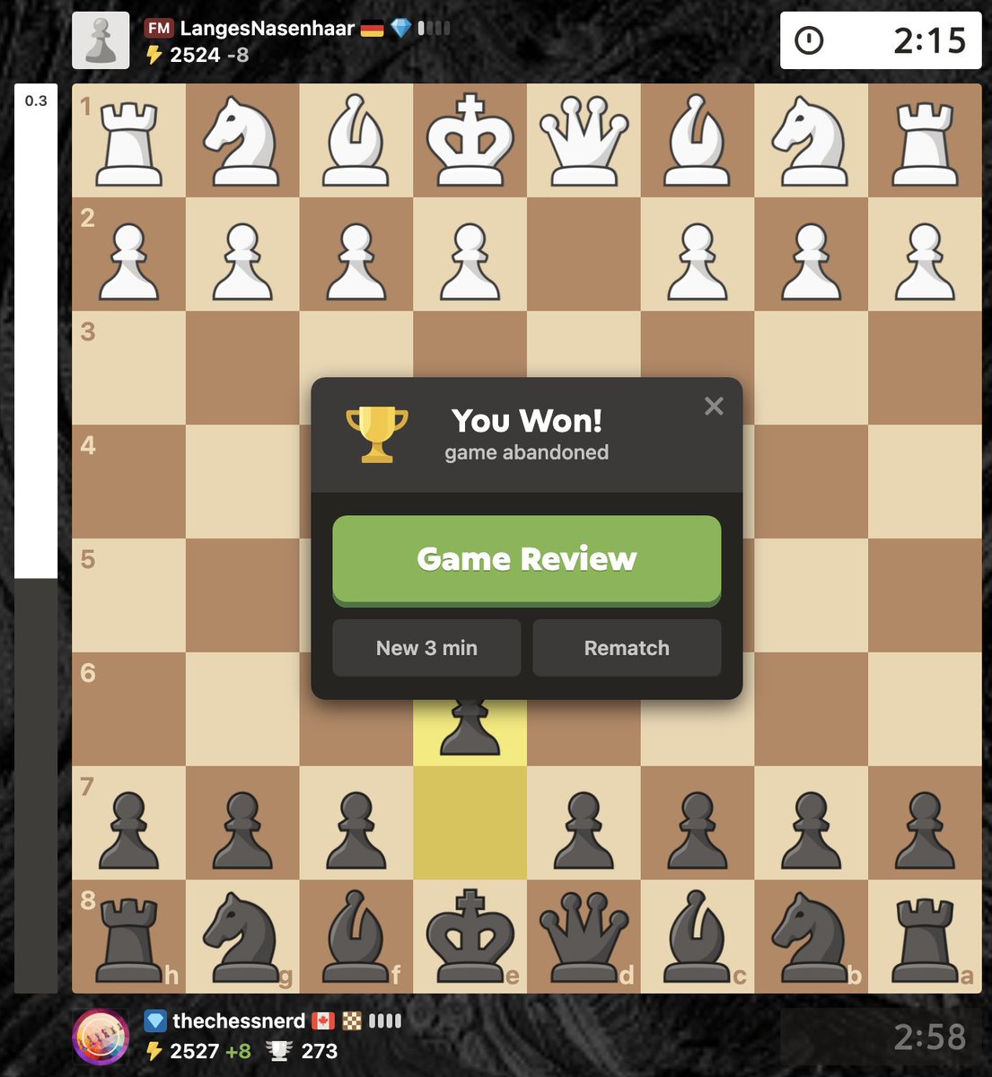 thechessnerd's tweet image. Germany has got to fix their wifi issues....