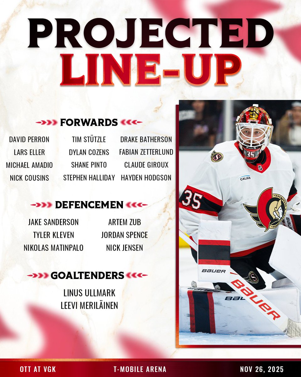 Senators's tweet image. Our group against Vegas 💪

#GoSensGo