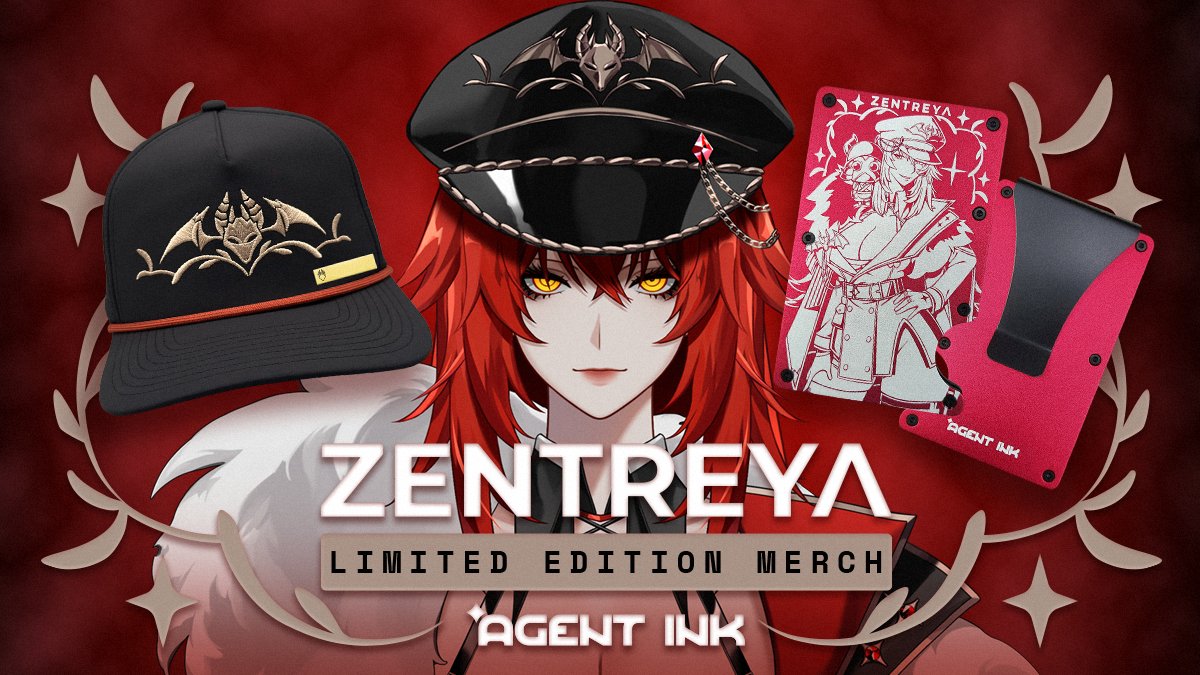 AgentInk's tweet image. Zentreya wants YOU to suit up. ⚔️

We are celebrating her 8 Year Anniversary with a special limited time drop created for the loyal army that has been with her every step of the way.

Introducing @Zentreya’s Army Collection
★ Zentreya’s Army Bundle
★ RFID Metallic Wallet with…