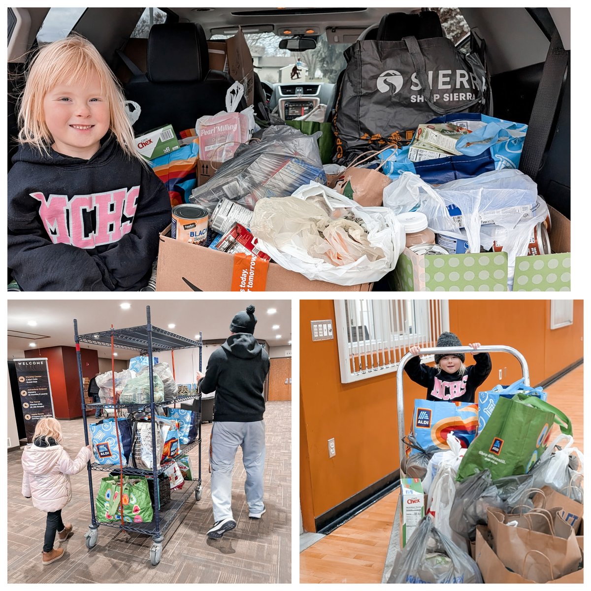 CoachSmith43's tweet image. Thanking all the Minooka Community students and families that donated to our annual Turkey Trot PE food drive. We were able to double our donation from last year!

And a very special thanks to my little helper Cali.  #giveback #givethanks

@MCHSDistrict111 @MCHS_PhysEd