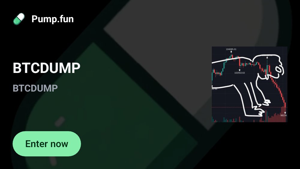 FunboltOfficial's tweet image. $BTCDUMP
BTC Name Value + Anti Market Dump

OFFCHAIN, Community Takeover 👇🏻
3cCHFMs3TLVQ4uMdSGSG2fMFGTCfucK56GA7voK2pump
@Pumpfun