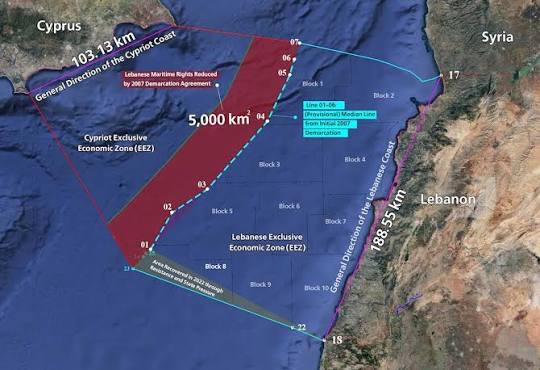 er_tugay_'s tweet image. People are calling the Cyprus–Lebanon EEZ signature “historic”. It really isn’t.

If you look at the basics law, geography and politics the whole thing collapses.

First, the legal side:

🔸Türkiye is not a signatory of UNCLOS.
🔸The Turkish Republic of Northern Cyprus (TRNC) is…