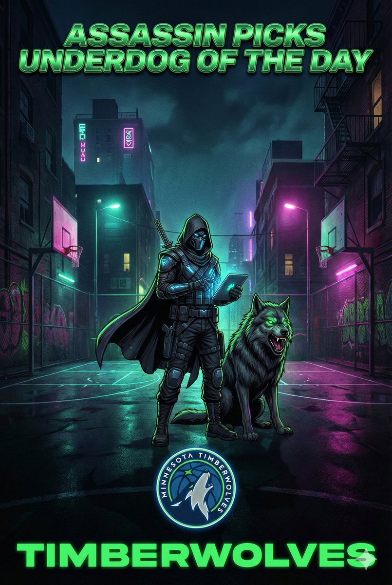 assassinpicks's tweet image. 🐺 Underdog of the Day 🏀🥷

​Matchup: #Timberwolves vs. #Thunder
​Moneyline Pick: Minnesota Timberwolves ML +376

​Value: The Thunder are 17-1 but vulnerable tonight with Jalen Williams out and SGA battling illness. The Wolves are healthy, and Anthony Edwards is coming off a…