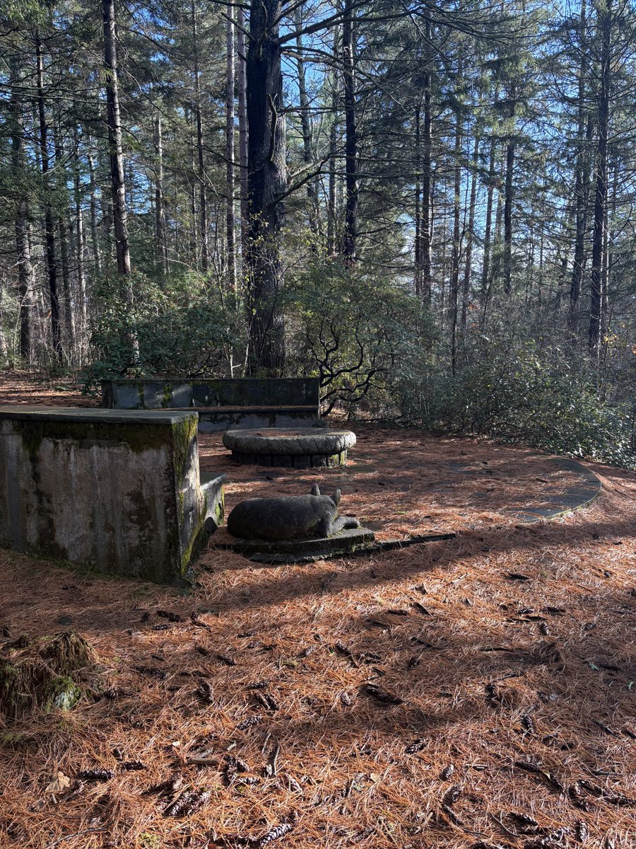 AlfonsoThrillFr's tweet image. Stone benches. Stone dog. Stone round table.

This is the only place I&apos;m interested in having a

group chat