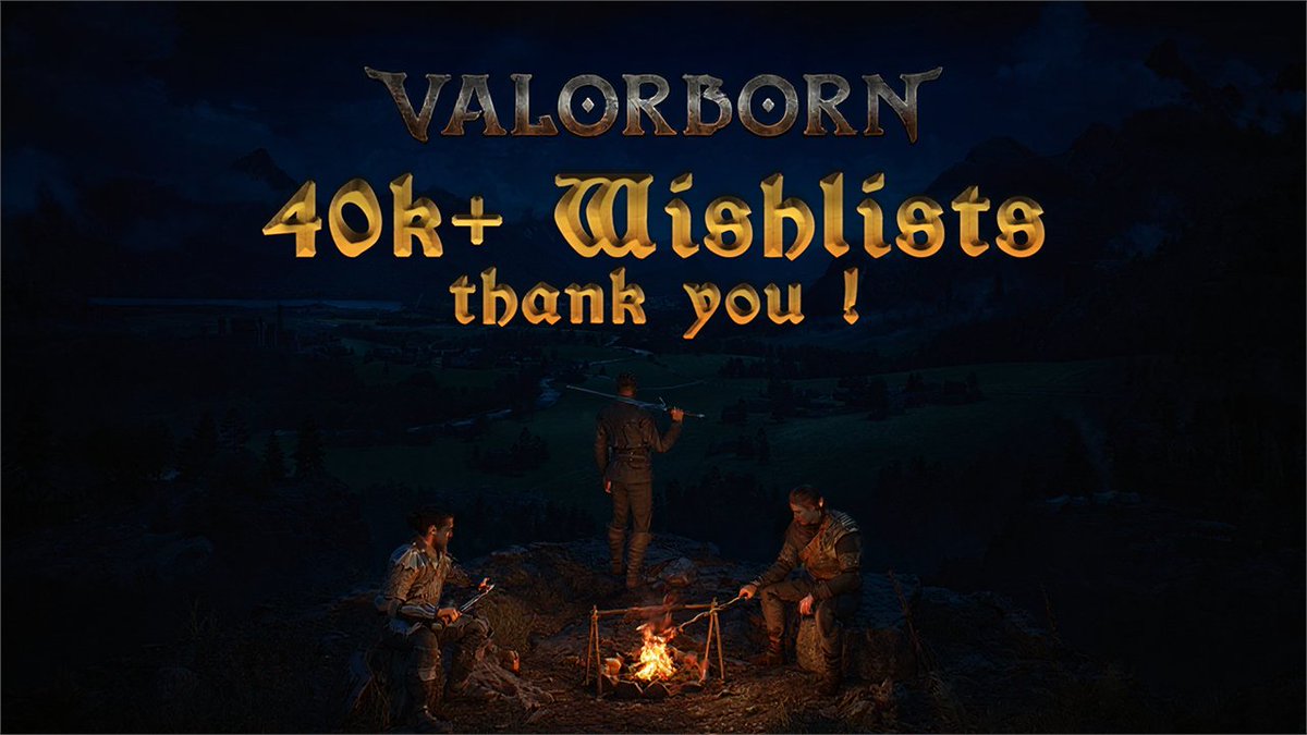 valorborngame's tweet image. ⚔️ 40.000+ Wishlists⚔️
We from LAPS GAMES thank you
for such a huge interest towards @valorborngame 
🙏🙏
store.steampowered.com/app/3372530/Va…

If you are into open world/sandbox/medieval fantasy RPGs, join our community and form with us together OUR game!
#valorborn #indiegame #indiedevs