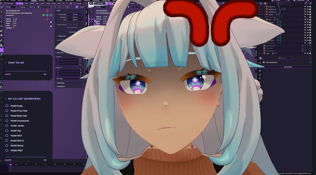 Zeni - VTuber and 3D modeller! ✨ tweet media