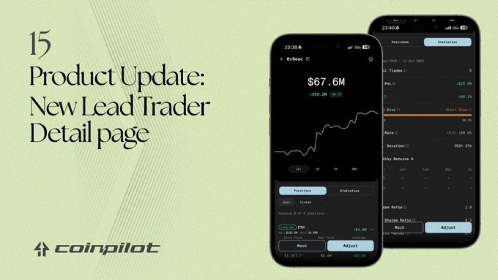 SebyCore's tweet image. I’ve been rethinking what effective trading really demands, and data clarity keeps topping the list.

Digging into @trycoinpilot opened up a different layer of insight, real trader behavior mapped through AI and on chain signals.

It breaks down performance profiles with clean…