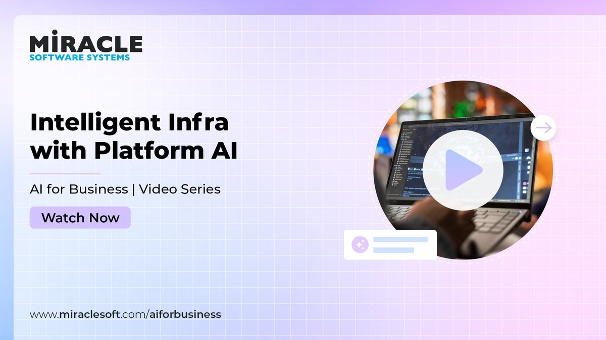 miraclesoft's tweet image. Platform AI changes how teams handle slow infrastructure delivery by processing requests with accuracy &amp;amp; guiding decisions. It reduces provisioning cycles and clears issues in resource sizing and scattered cost data. buff.ly/w0Vm9Kt
#PlatformAI #InfrastructureDelivery #IT