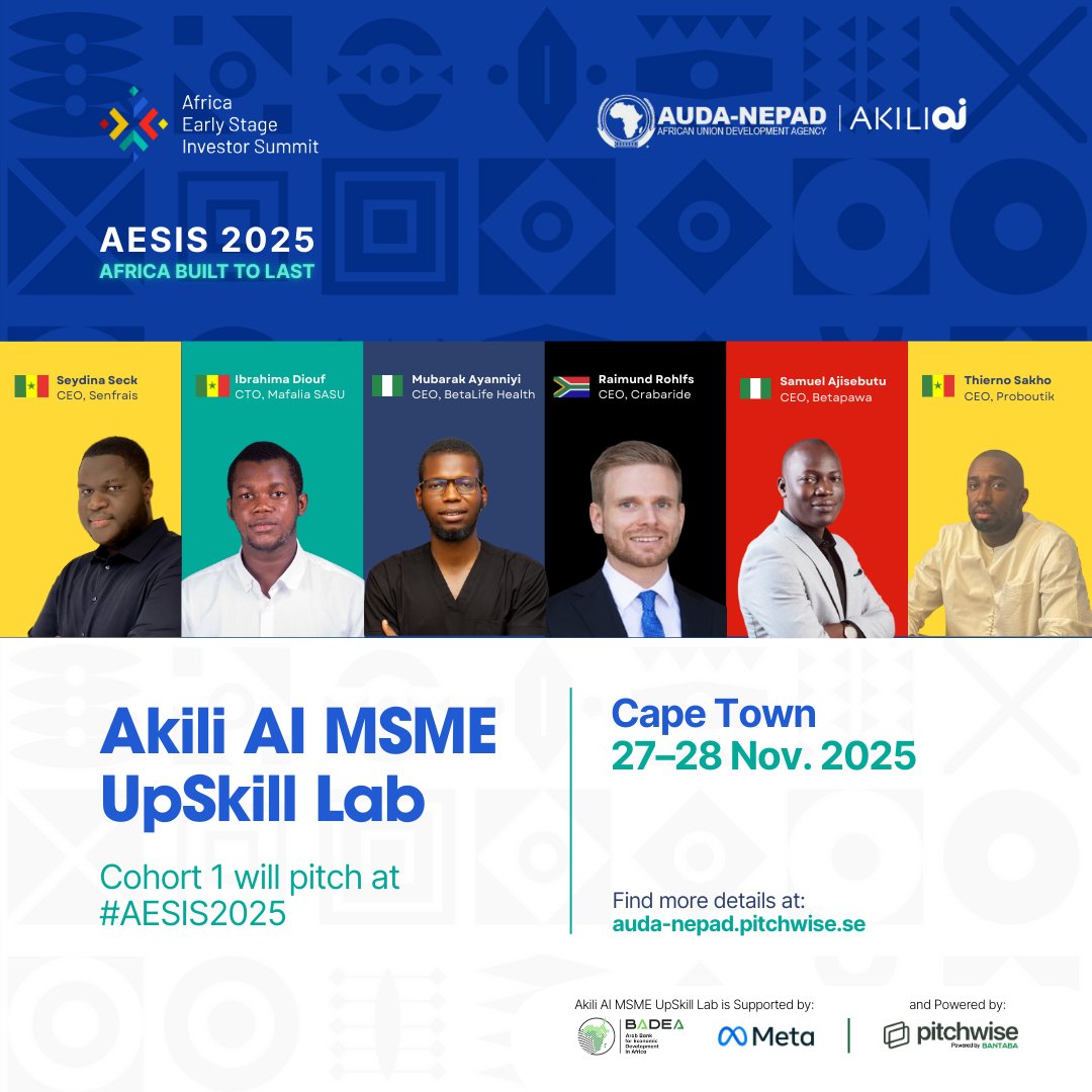 AUDA-NEPAD Entrepreneurial Ecosystem Support tweet media