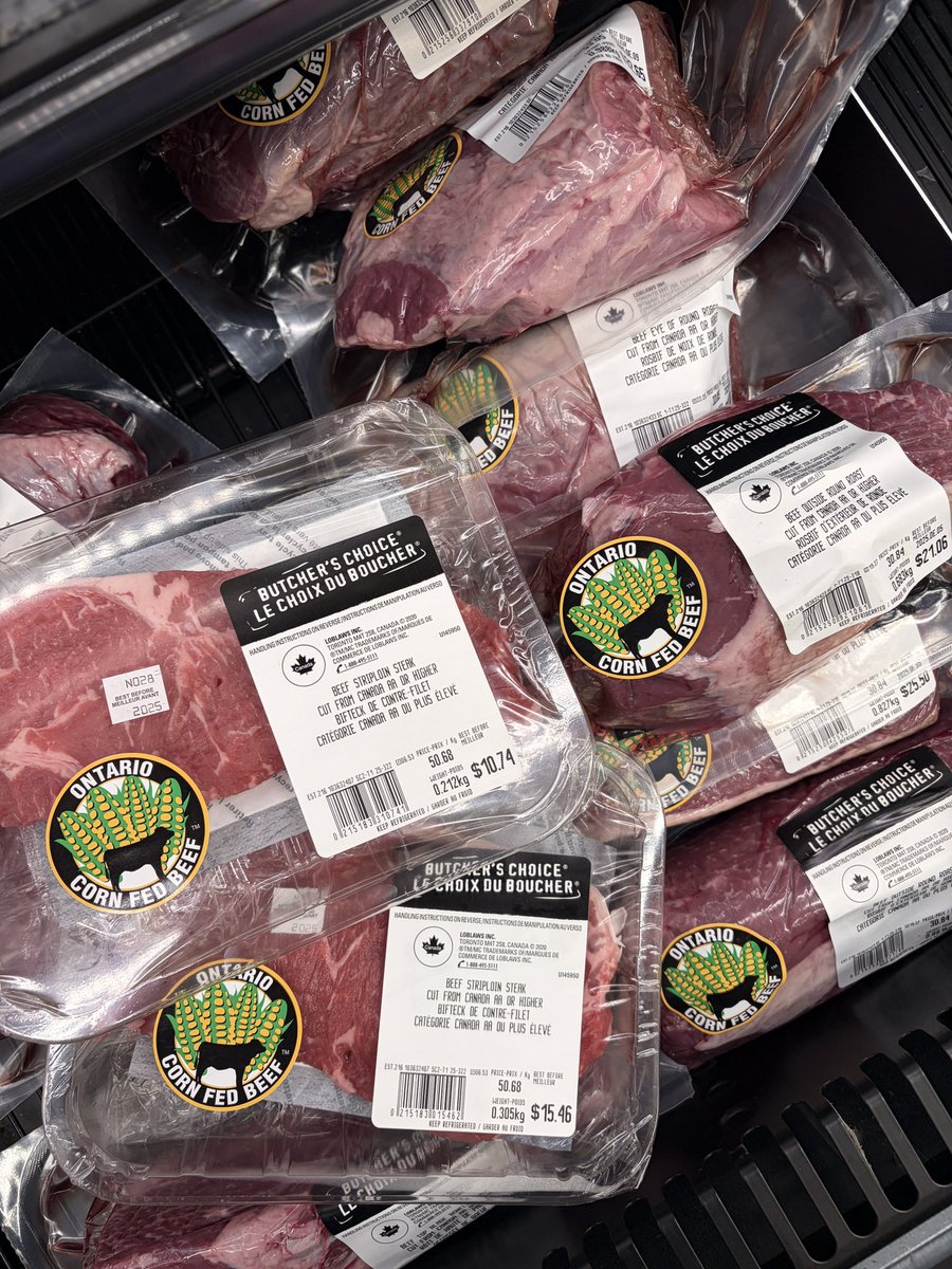 ONCornFedBeef's tweet photo. Ask for it by name! #OCFBEEF 

#cornfed #highquality #sustainablyraised 

@nofrillsCA https://t.co/0u8ISPhB33