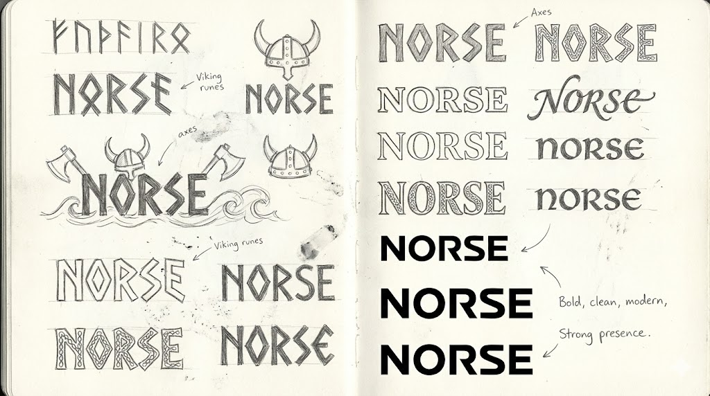 tedkdesigns's tweet image. I designed this logotype on the left. Gemini helped me with the concept sketches in post 😂
#logo #logotype