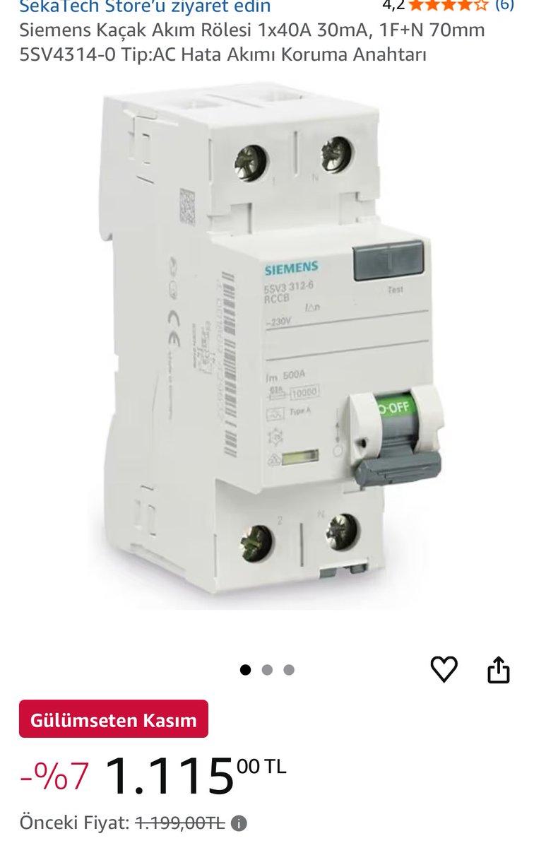 Bugün eve elektrikçi geldi. Kaçak akım rölesi için 2500 TL takmak için de 1000 TL istedi. Gittim röleyi amazondan 1100 TL'ye sipariş ettim. Şimdi bütün elektrikçileri arayıp en ucuza hangisi takıyorsa onu çağıracağım. Yok öyle beleşe para kazanma.