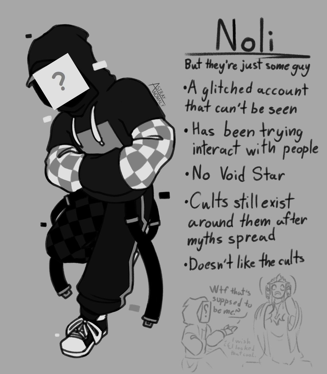 Astray_Anomaly's tweet image. Another Noli concept but they’re a loser

#robloxmyth #Noli
