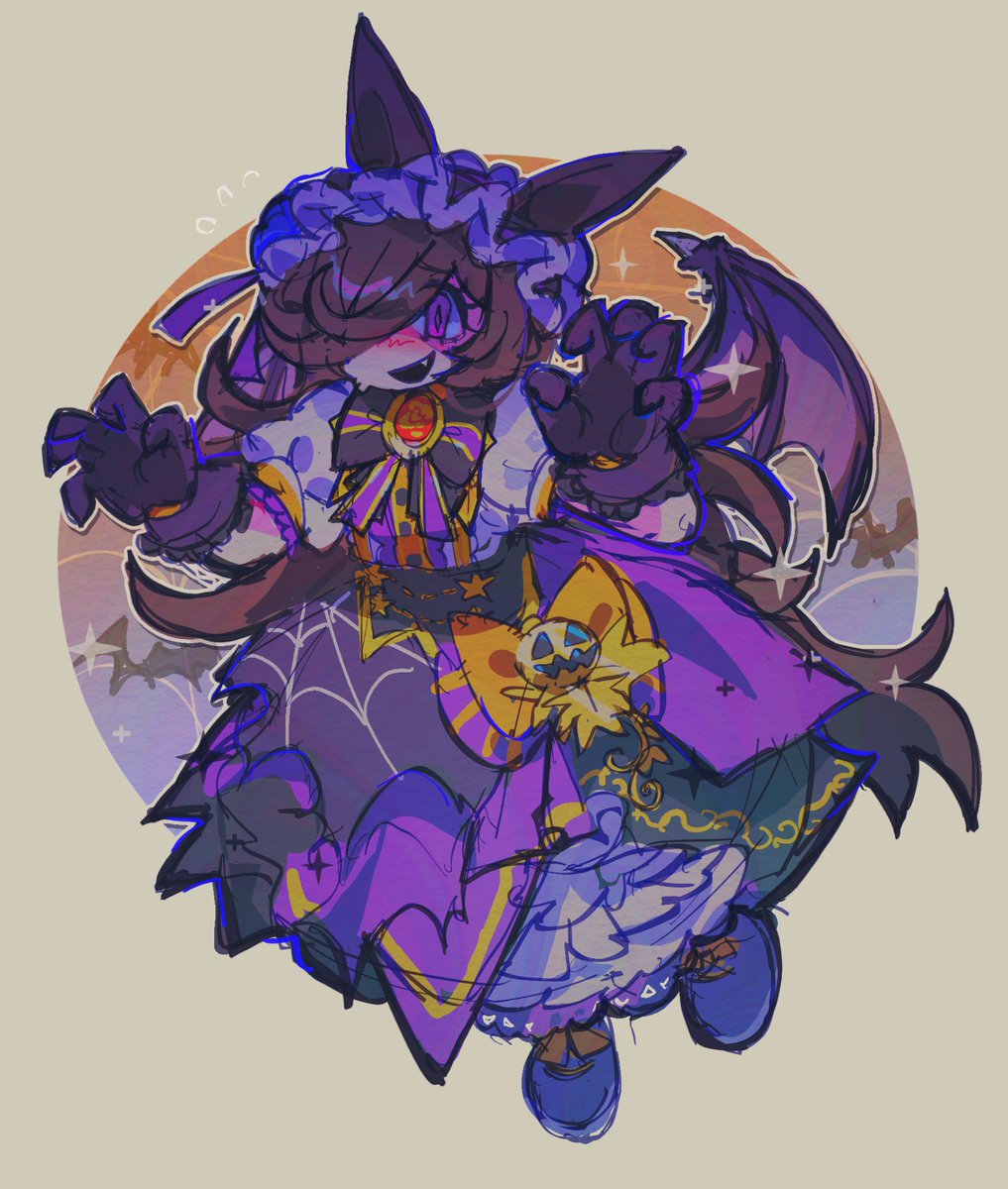 EmeraldKitty_'s tweet image. warning very scary #umamusume