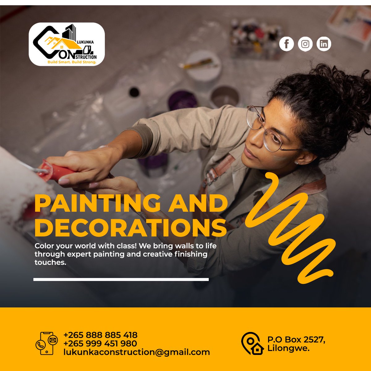 Scripture1984's tweet image. We design, brand &amp;amp; grow businesses.
Lukunka Construction posters by UGSM.

📞 +265 880 788 856 / +265 994 332 384 / +265 983 414 399
📧 chisokeciousizikiah@gmail.com

#UGSMWorks #GraphicDesignMW #MalawiBusiness