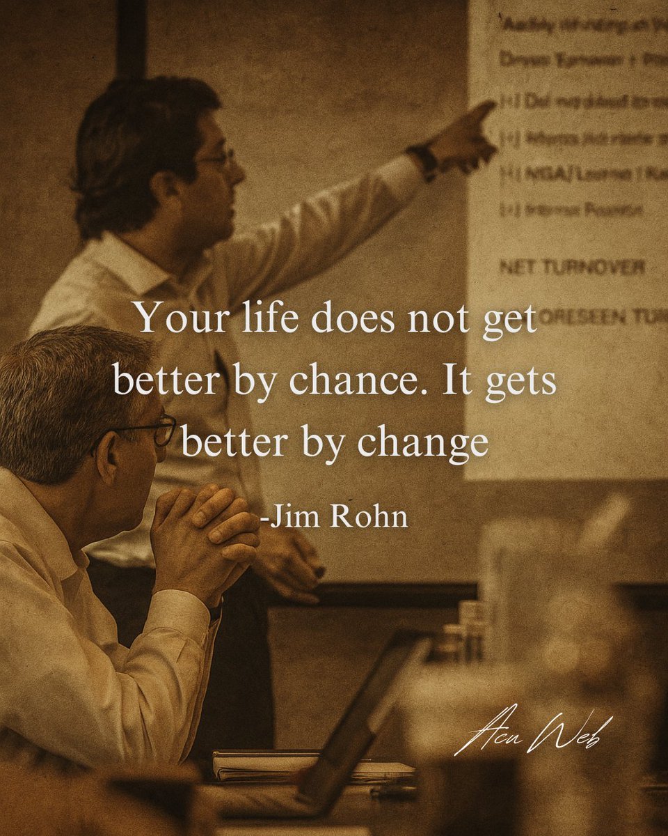 ACUWebServices's tweet image. We do not get better by waiting for chances. We grow when we decide to change and move forward with intent.

#ACUWeb #GrowthMindset #KeepImproving #TakeAction #SuccessJourney #DailyProgress