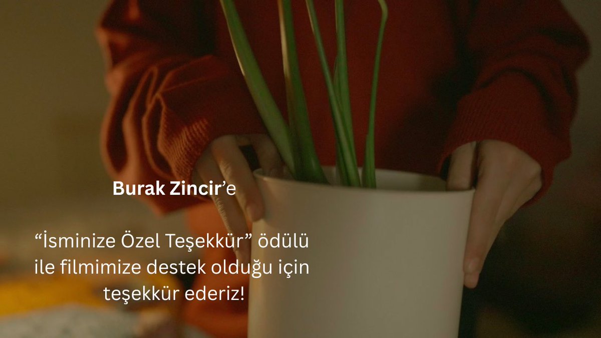 Destekleriniz sayesinde hayallerimizi gerçekleştirebilecek ve filmimizi yurt dışı ve yurt içi festivallere gönderebilmek için gerekli bütçeye ulaşabileceğiz🥹♥️ Her bütçeye göre çeşitli ödüller belirledik, mentiondaki linkten inceleyebilirsiniz