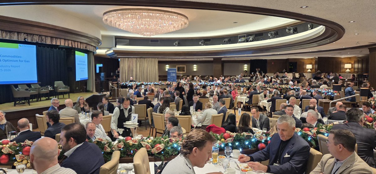 Great crowd at this year's <a href="/EnservaCanada/">Enserva</a> State of the Industry event. Wonderful to see the breadth of energy come together.