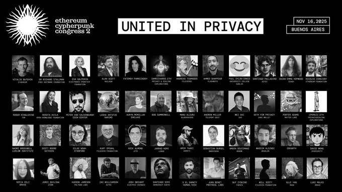 JimySantana's tweet photo. My Ethereum Privacy Stack posters

@web3privacy &amp; @PrivacyEthere &amp; @VitalikButerin &amp; more.

For the Blockchain lab at the University in Venezuela, the return trip was very difficult, but they are a treasure!

They made them change their route, but they have a privileged place. https://t.co/isE3Q0FeId
