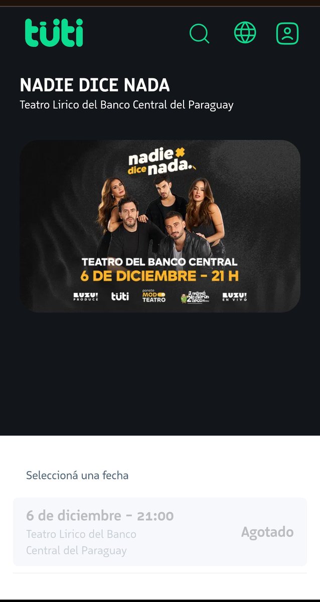 SuArandaa's tweet photo. @luzuparaguay @tutiparaguay Sale agotado! 😡 https://t.co/ZdeA8wpGo1