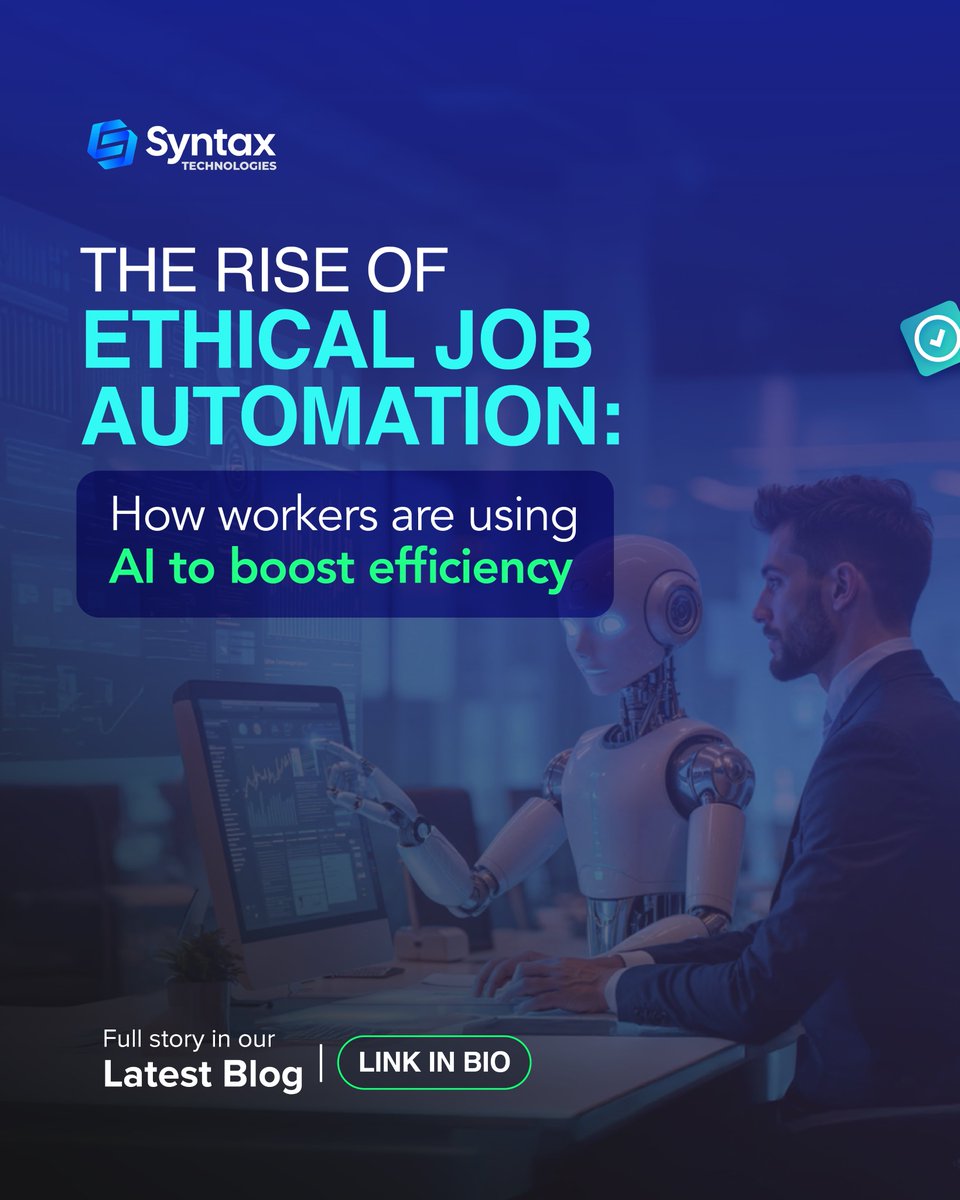 SyntaxTechs's tweet image. Curious how AI is transforming everyday work in QA Automation?
We’ve broken it down in our latest blog.

📍𝐁𝐥𝐨𝐠 𝐋𝐢𝐧𝐤: bit.ly/3K8M2ft

#automationtesting #softwaretesting #qatesting #syntaxtechs