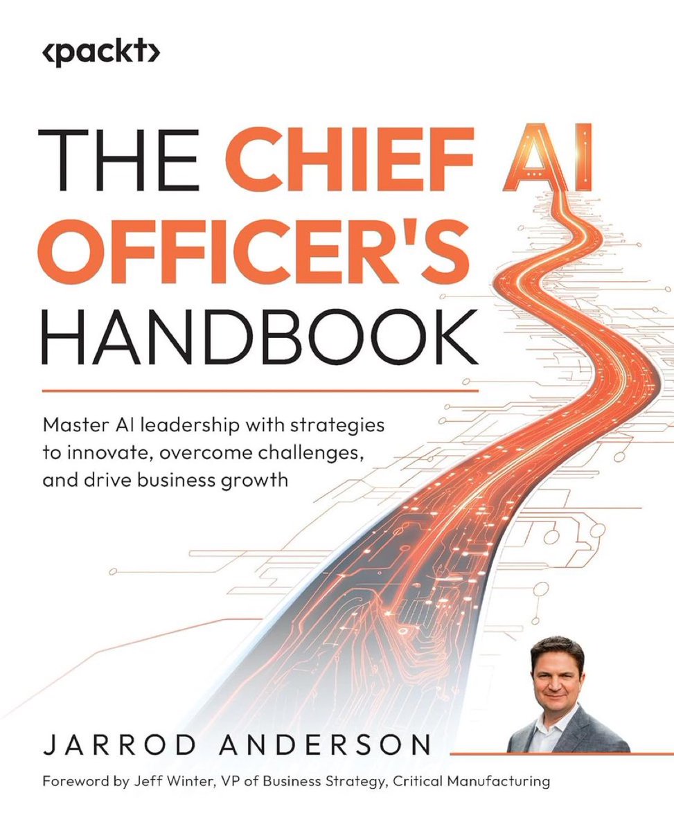 KirkDBorne's tweet image. Chief AI Officer (CAIO) Handbook — Master #AI leadership with strategies to innovate, overcome challenges, &amp;amp; drive business growth: amzn.to/3PZBGxu v/ @PacktDataML 

#CTO #CDO #GenAI #AgenticAI #GenerativeAI #DigitalTransformation 
—
𝓚𝓮𝔂 𝓕𝓮𝓪𝓽𝓾𝓻𝓮𝓼:

🟠Explore…