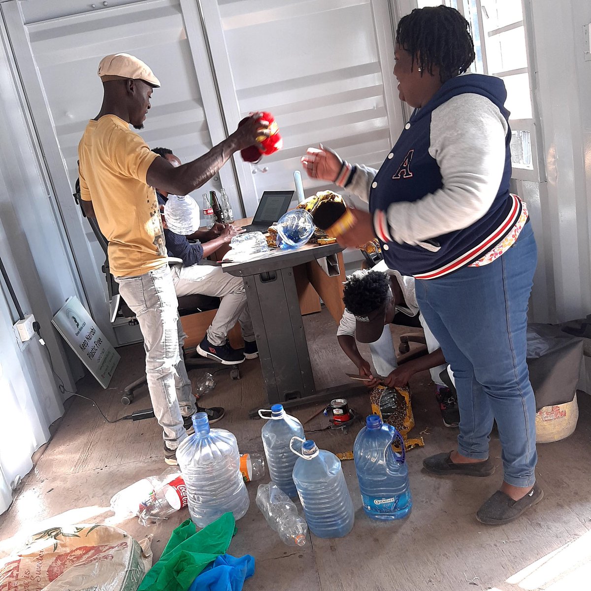 GreenGlobe_CBO's tweet image. Plastics are an opportunity. ♻️
Repurpose bottles, bags, and wrappers into art, furniture, or community projects.
Small choices ripple big change. How are you giving plastics a second life? 🌍

#PlasticRepurposing #Sustainability #EcoFriendly #ClimateAction